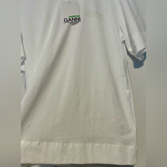 Ganni white t-shirt - Picture 2 of 5